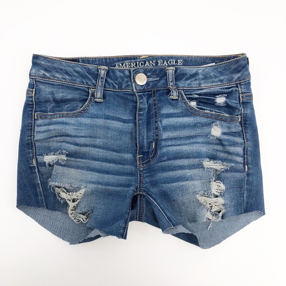 AEO | distressed cutoff jean shorts american eagle